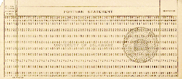 80 column punch card