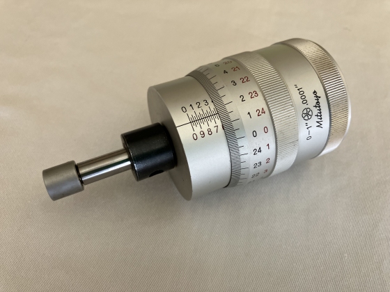 Mitutoyo micrometer head